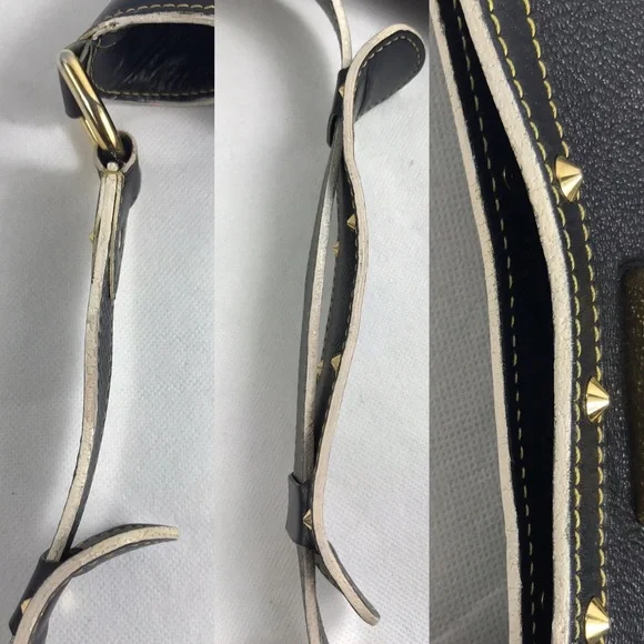 🌟RARE🌟 leather studded hobo Louis Vuitton - Picture 12 of 13